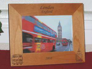 London England Picture Frame Personalized Souvenir  
