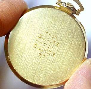   Vintage Pocket Watch 12s / 17 Jewels EXC 14KT Gold Filled Case  