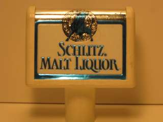 1979 SCHLITZ MALT LIQUOR BEER BULL PLASTIC TAP HANDLE  