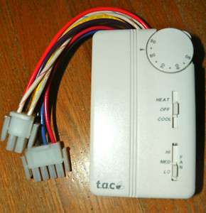 NEW T.A.C. 3  SPEED FAN COIL THERMOSTAT # TA155 010  