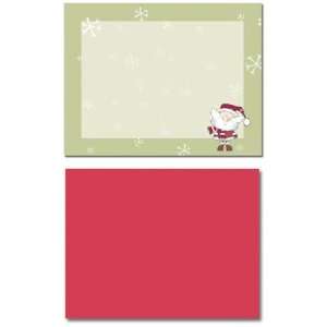   Christmas Santa Postcards and 200 Red A2 Envelopes 