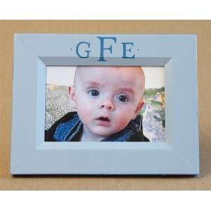  hand painted picture frame   classic monogram