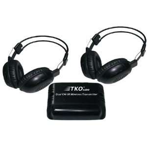  Tko Audio BH 2520DH 2 Wireless Headphones with Tx 