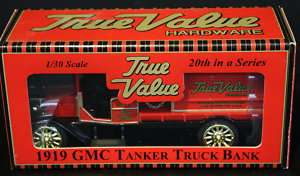 NIB True Value Hardware 1919 GMC Tanker Truck Bank  