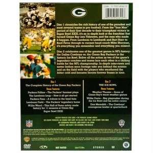 GREEN BAY PACKERS NFL DVD 2 Disc Bonus Complete History  