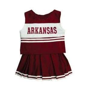 Arkansas Razorbacks NCAA Cheerdreamer Two Piece Uniform (Red 3T)