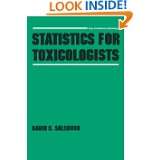  (Drug and Chemical Toxicology) by David Salsburg (May 29, 1986