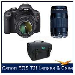 Canon EOS Digital Rebel T2i 18MP CMOS Digital SLR w/ 18 55 IS Lens and 