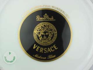 Rosenthal Versace Medusa Blue Coffee Cup & Saucer NIB  