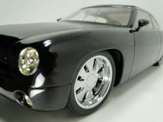   Black Custom Chopped Hot Rod Ford Concept/Show Future Car 118  