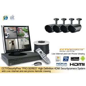   Security Camera System with Internet and Cell Phone Viewing