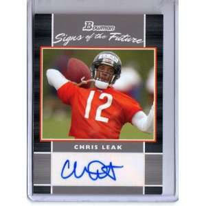   Signs of the Future Chris Leak Autograph #Sf cl Sports Collectibles