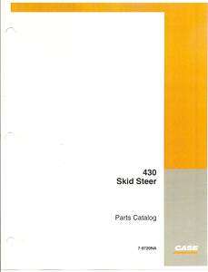 Case 430 Skid Steer Loader Parts Manual  