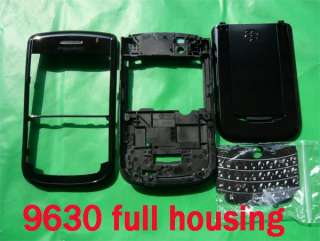 Full Housing faceplate for Blackberry Tour 9630 Black  