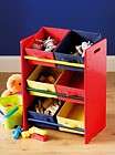 tier kids toys wood colour storage 6 shelf chest