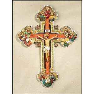  Blessed By Pope Benedit XVI Wall Crucifix with twelve 