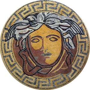 Versace Medallion Marble Mosaic Tile Stone Art Floor  