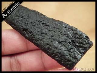 28.1g Wow Black GraveNatural Black TEKTITE(Meteorite)Rare form 
