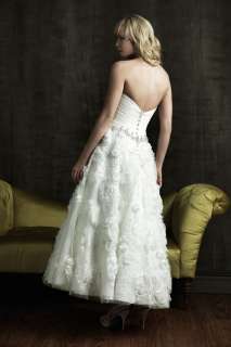 New Charming Short Sweetheart White/Ivory Wedding Dresses Bridal Gown 