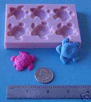 Silicone turtles 5356 Soap Candle Candy Embed Mold  