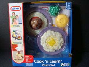 LITTLE TIKES Cook n Learn Play Food Pasta Dish Set NEW  