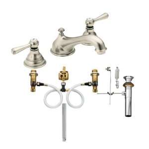 Moen CAT6105AN CA9000 Kingsley Two Handle Low Arc Bathroom Faucet with 