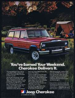 1982 Jeep Cherokee Chief Photo Vintage Ad  