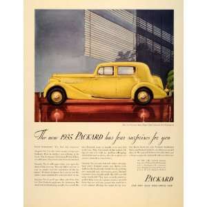  1934 Ad Packard Super Eight Club Sedan Automobile 