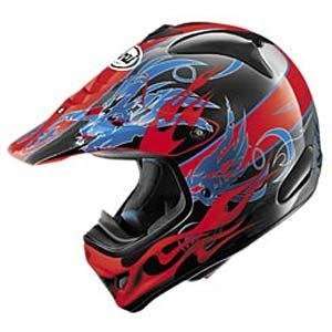  Arai VX Pro III Wing Flame Helmet   X Small/Red 