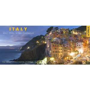  ITALY Cool Sites Panoramic Wall Calendar 2012 (Size 15 X 