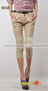 Women Fashion Harem Slim Cropped Trousers Pants New 044  