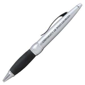  NCAA West Georgia Wolves Brushed Silver Twist Ballpoint 