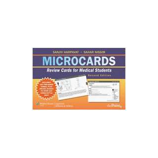  Microcards Review Cards for Medical Students Softbound 