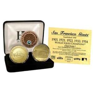  Highland Mint San Francisco Giants 24KT Gold and Infield 
