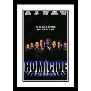  Homicide The Movie 20x26 Framed and Double Matted Movie 