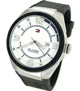 TOMMY HILFIGER DATE SILICONE STRAP MENS WATCH 1790806  