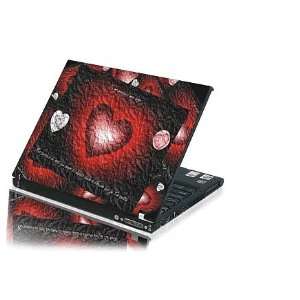  Laptop Notebook Skins Sticker Cover H1404 Red Heart (Brand 