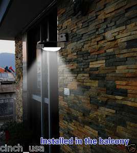 16 LEDs 800mAh Solar Motion Detection Sensor Light Waterproof Wall 