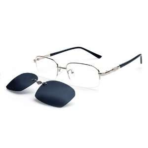  Model 9030 prescription eyeglasses (Silver) Health 