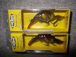 PAIR OF STORM THUNDERCRAW LURES / NEW IN PACKAGES   