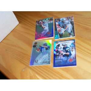   football piece in each card authentic edge Indianapolis Colts football