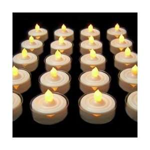   Amber LED Tea Lights, 20 Pack, Battery Operated