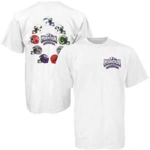  Mountain West Conference Youth White Helmet T shirt 