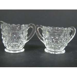 Fostoria Americana Sugar/Creamer 