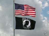 LOT 3 X 5 U.S. AMERICAN & US POW MIA FLAG 3X5  