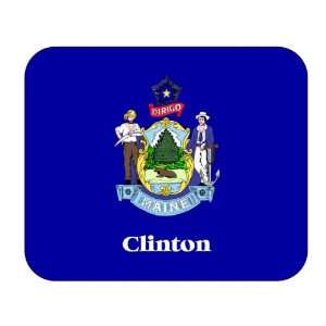  US State Flag   Clinton, Maine (ME) Mouse Pad Everything 