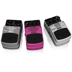  Behringer Rock And Roll Stomp Box Three Pedal Package 