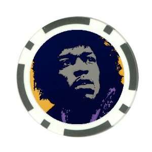  Jimi Hendrix Poker Chip Card Guard Great Gift Idea 