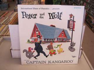 Peter and The Wolf vinyl LP VG+ Captain Kangaroo  
