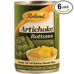 Roland Artichoke Bottoms   Extra Small 12 14 Count, 13.75 Ounce (Pack 